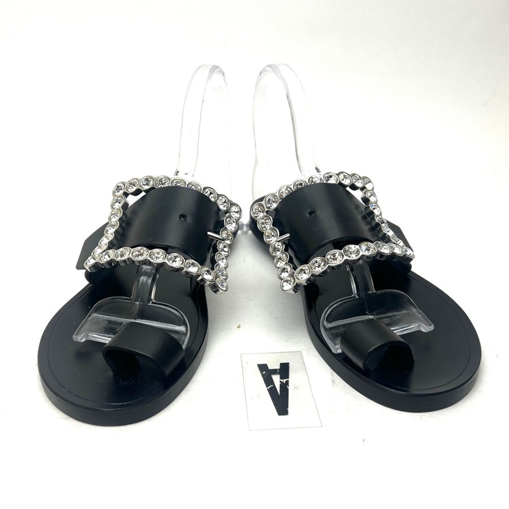 MAISON MARGIELA Embellished leather sandal sz 6.5 - Picture 3 of 15